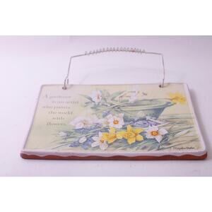 Marjolein Bastin, Gardening, Plaque, Wall Hanging, Floral, ~ 250729-WH 1337